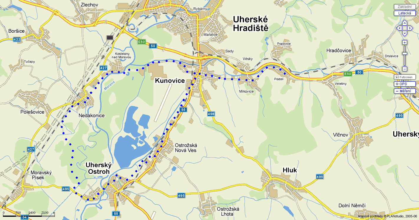 mapa trasy