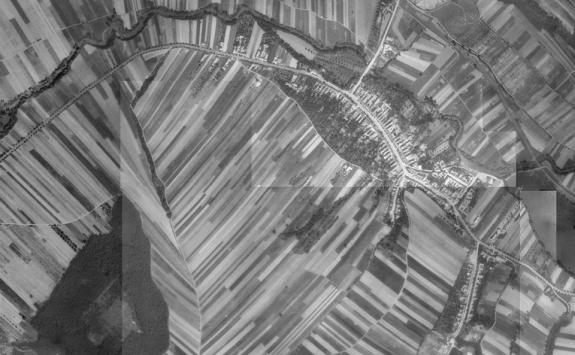 Fotomapa Podolí z roku 1950
