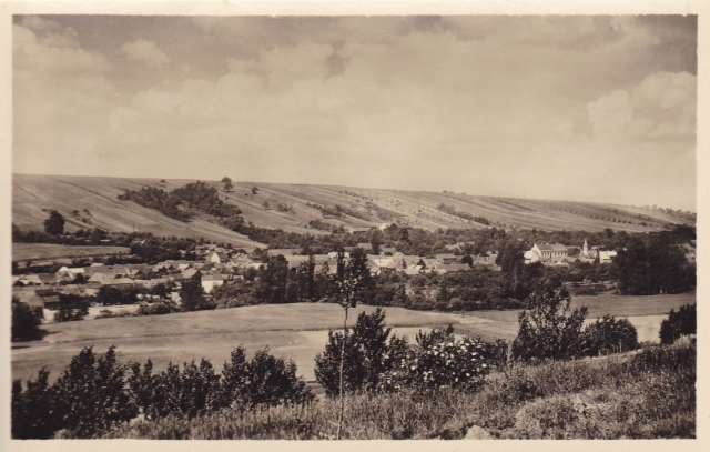 Pohlednice panoramatická Podolí